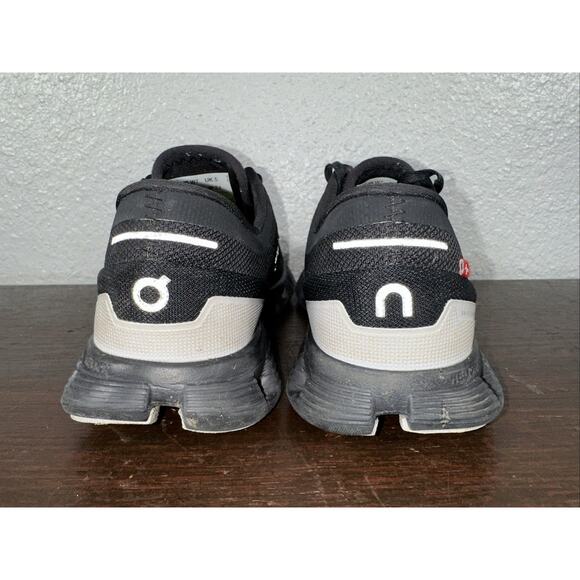 On Cloud X 3 60.98696 Black Silver Sneakers Shoes Womens Size 7 EUC - Picture 5 of 11